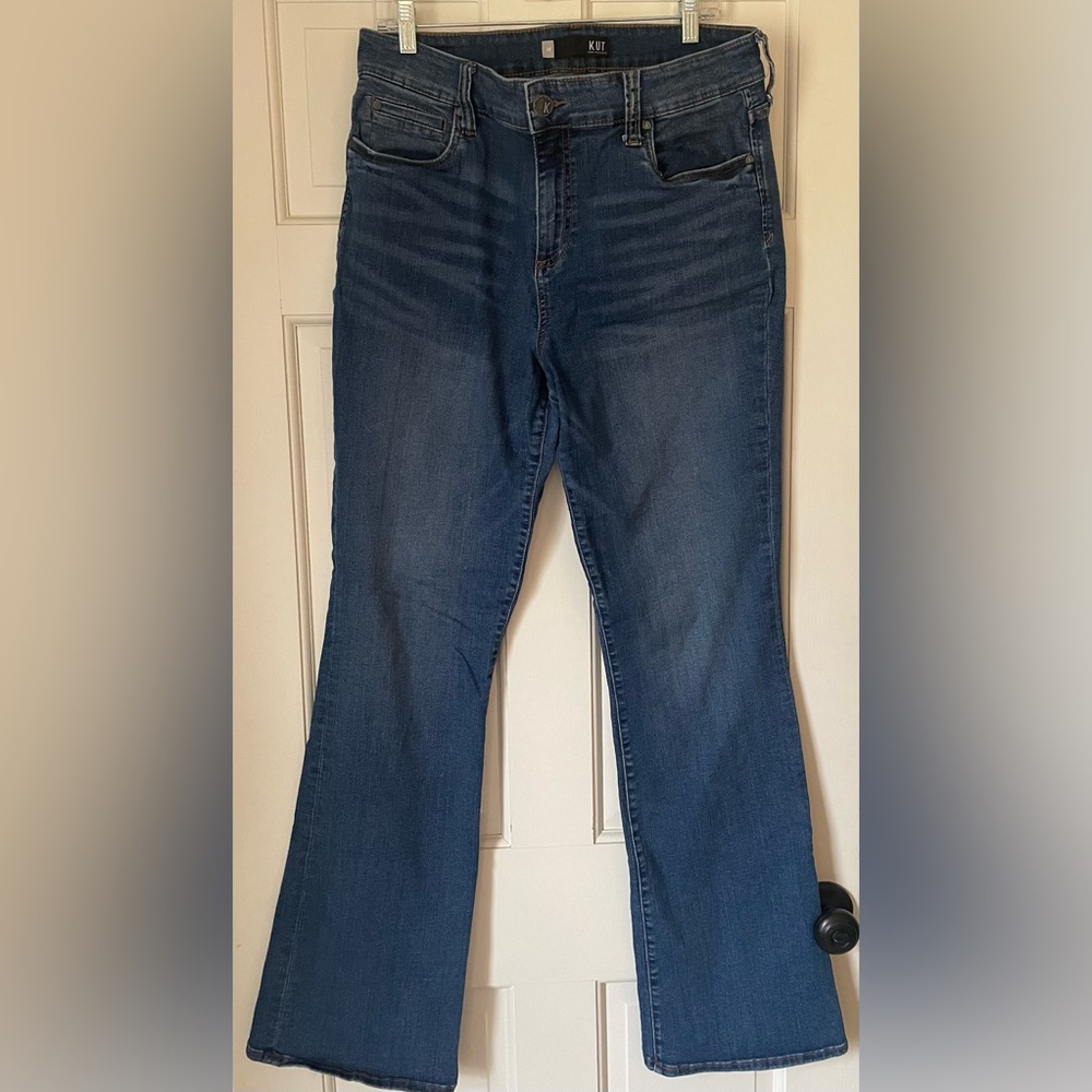 Kut jeans - high waisted and boot cut.